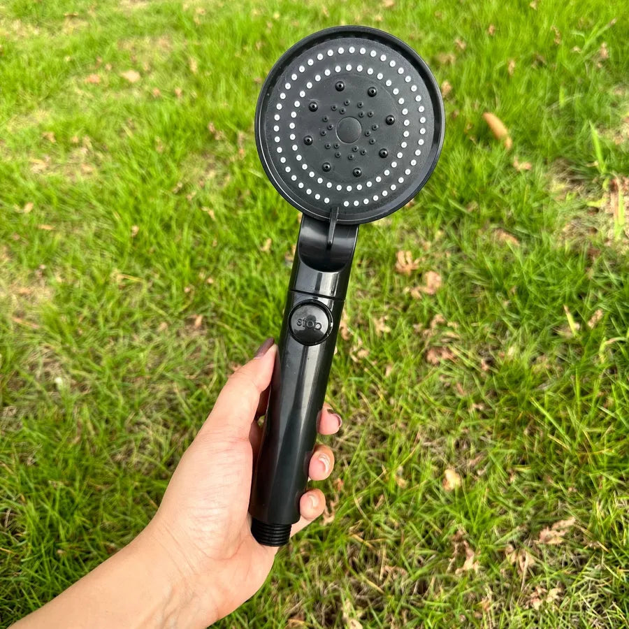 Pressurized Shower Nozzle Handheld Shower Set Shower Bath Heater Pressurized Rain Shower Head Bath Water Heater