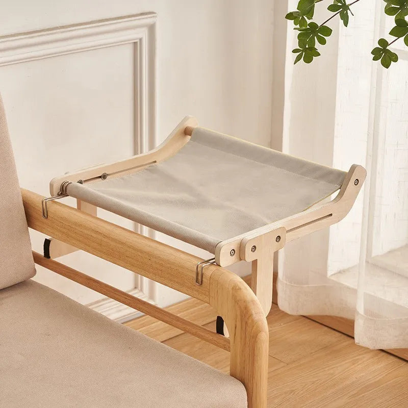 Simple Style Classic Style Wood Color Block Checkered Pet Bed