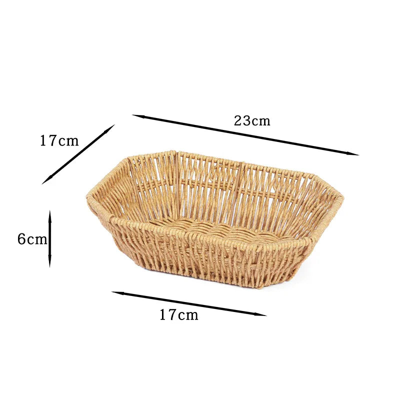 Simple Style Solid Color Storage Basket