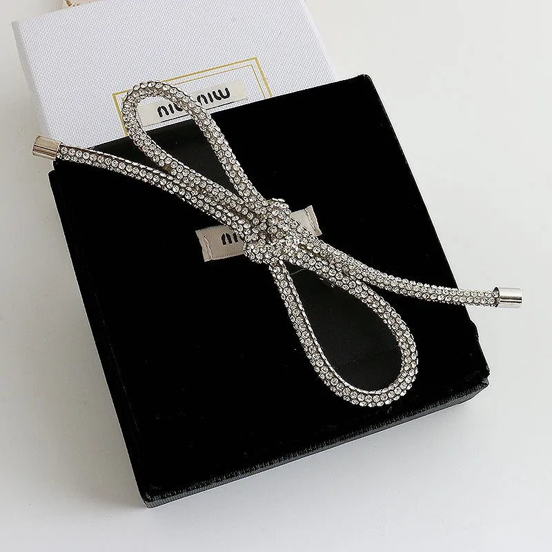 Elegant Sweet Women's Bow Knot Alloy Hair Clip