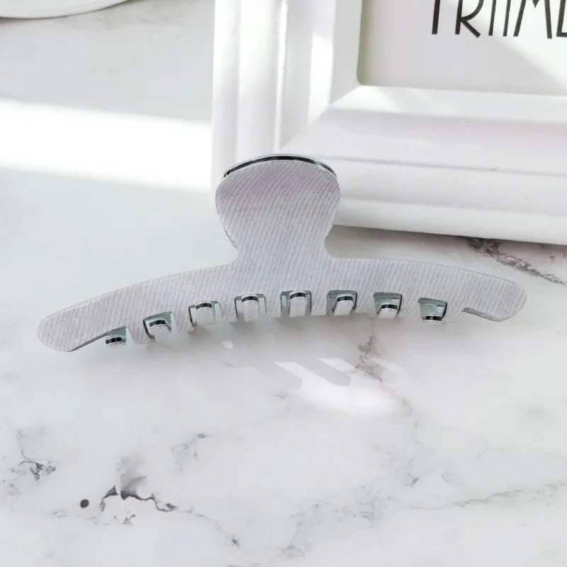 Elegant Large Size French Style Shark Clip Hair Accessories Women's Fashion Acetate Hair Grips New Version Forest System