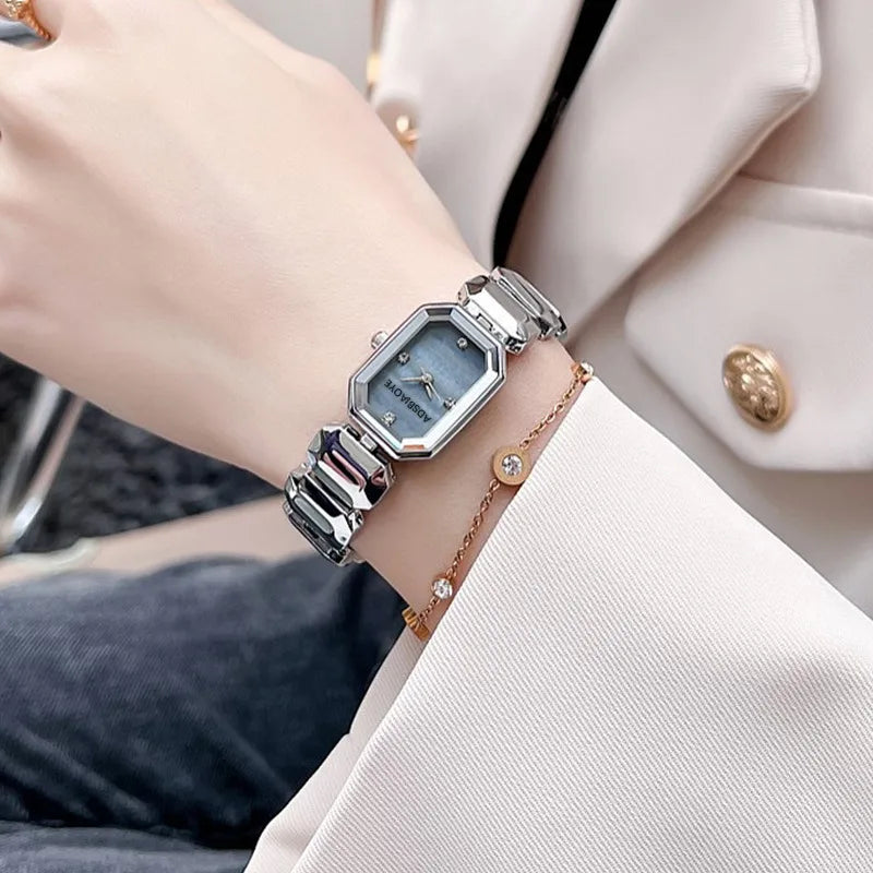 Modern Style Classic Style Rectangle Concealed Buckle Quartz Watch Women's Watches