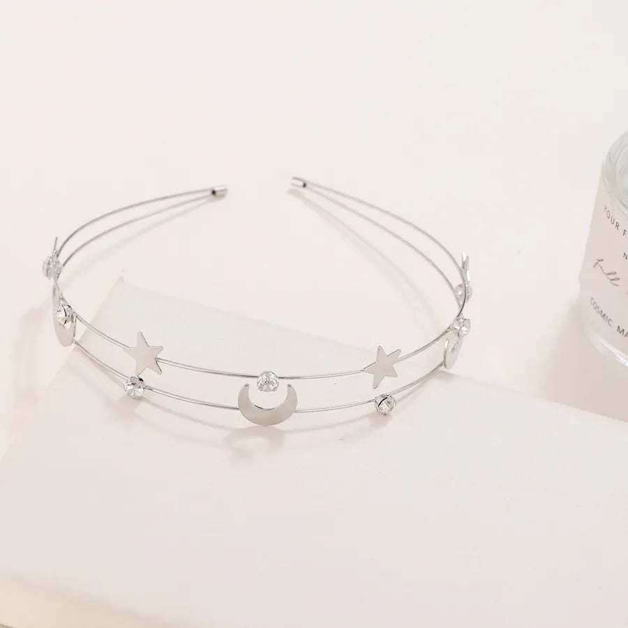 Elegant Women's Star Moon Alloy Hair Band