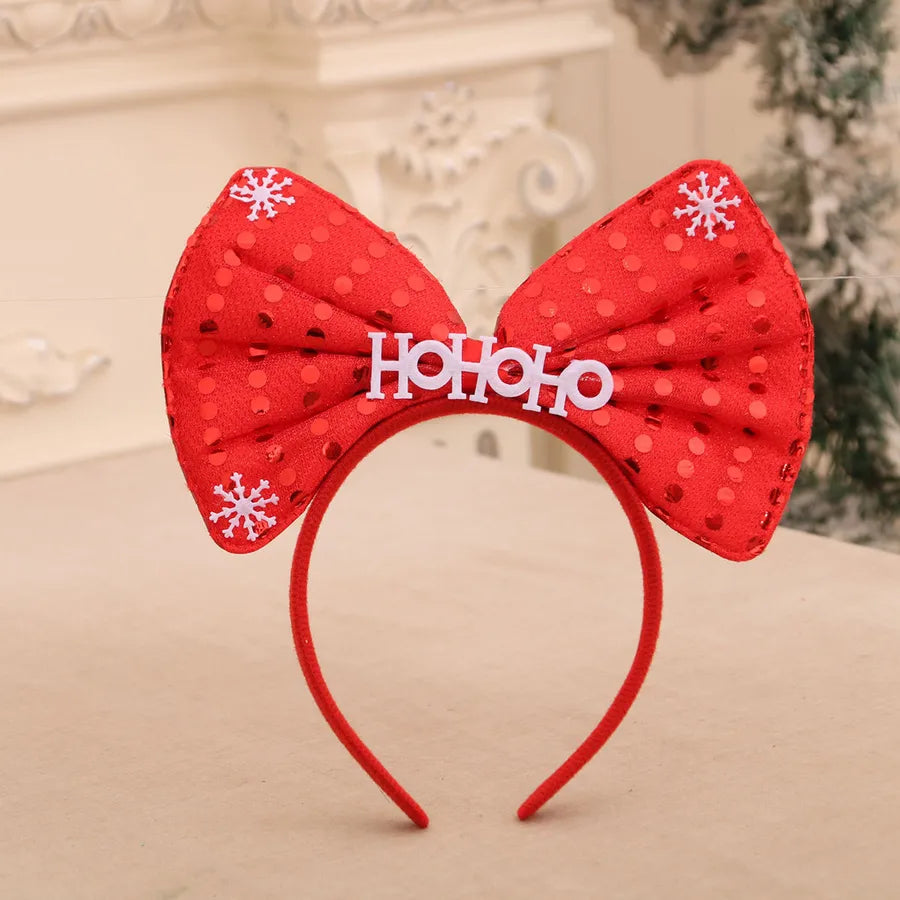 Christmas Cute Snowman Antlers Elk Nonwoven Party Festival Hair Band Costume Props Party Accessories