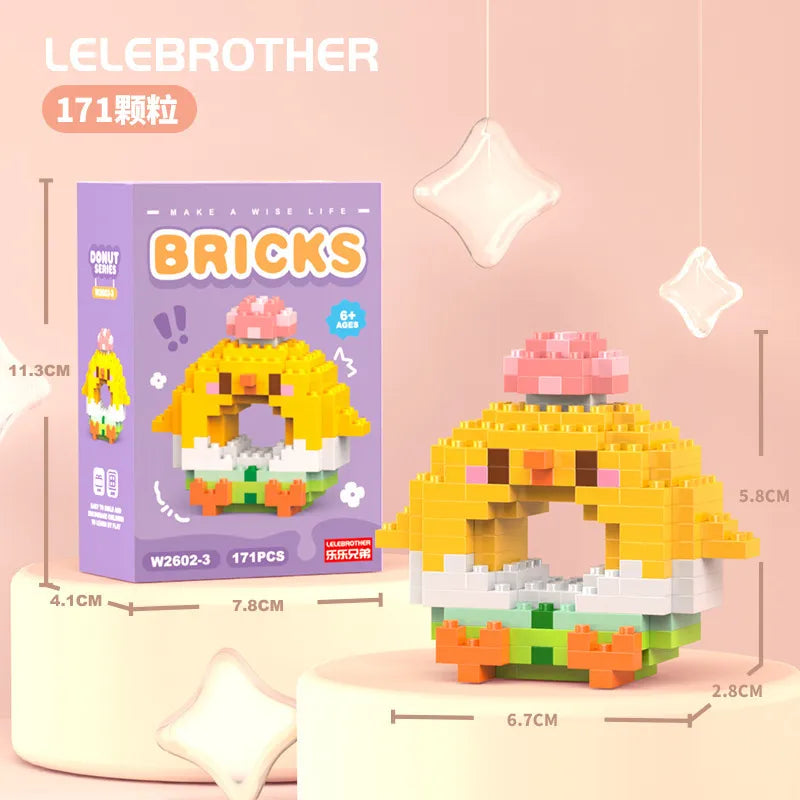 Children Unisex Animal Cartoon Plastic Building Toys