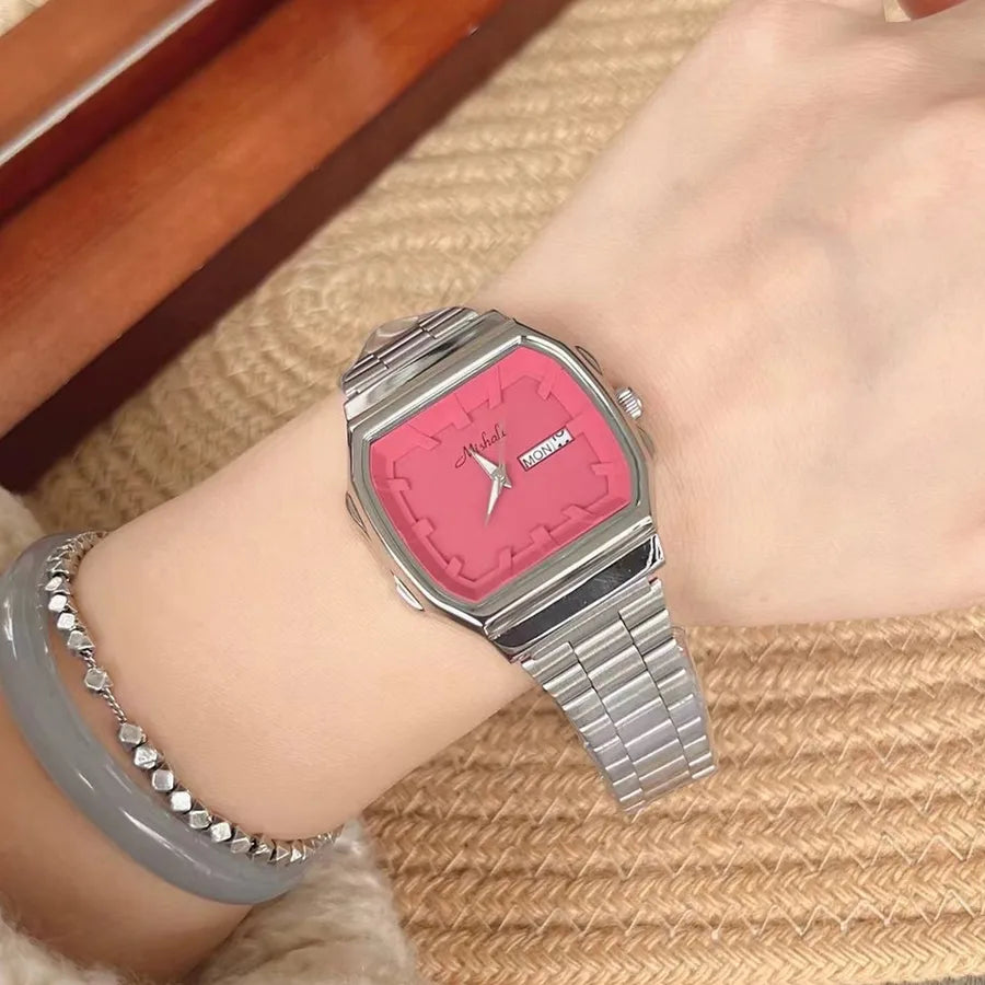 Casual Solid Color Quartz Watch Women's Watches