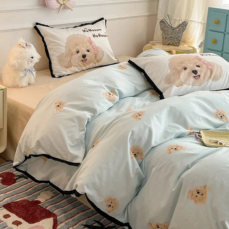 Cute Dog Cat Cotton Beddings Bedding