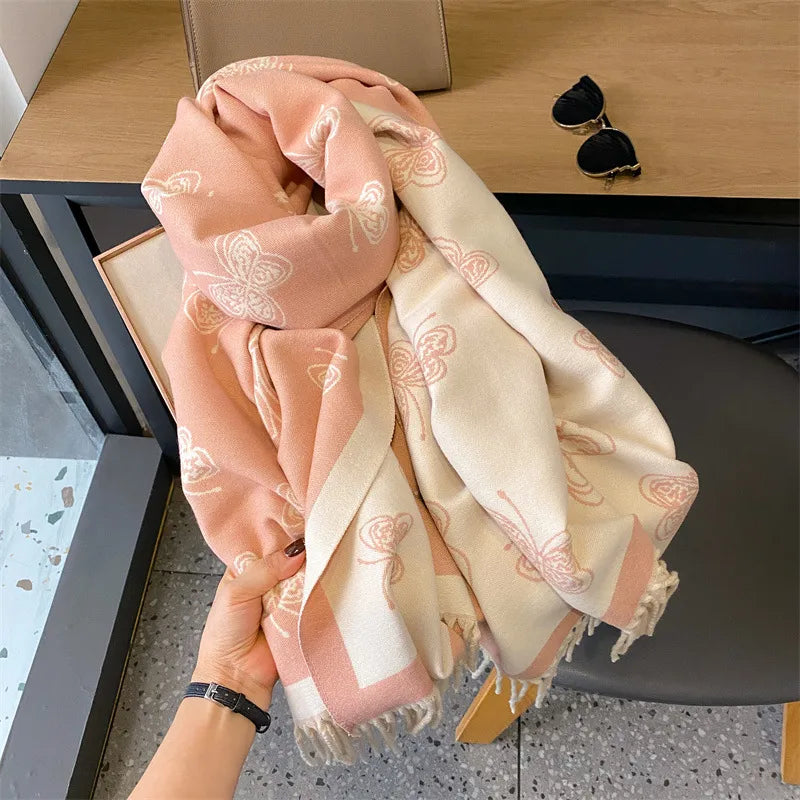 Adults Simple Style Commute Butterfly Polyester Scarf & Shawls