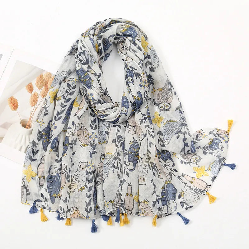 Women's Vacation Simple Style Animal Polyester Scarf