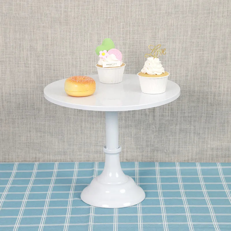 Nordic Style Solid Color Iron Daily Party Cake stand