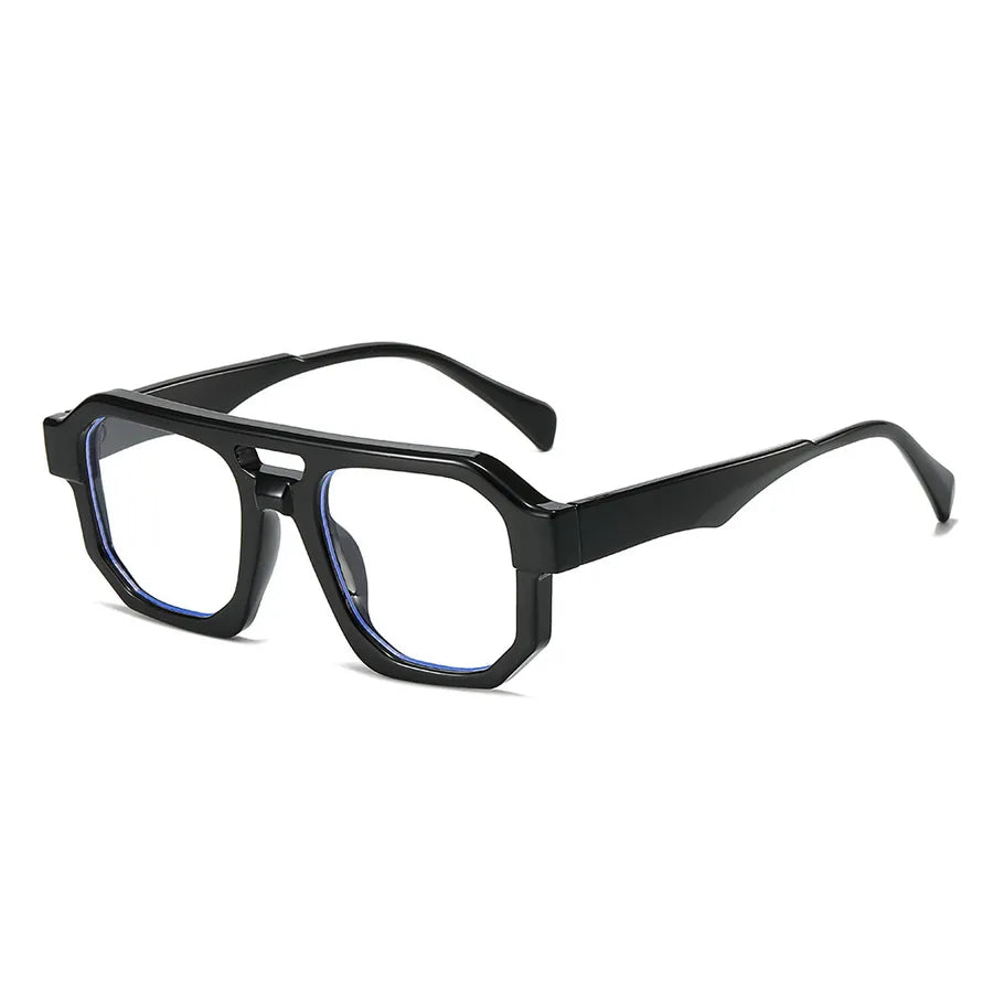 Casual Basic Simple Style Geometric Pc Square Full Frame Men's Sunglasses