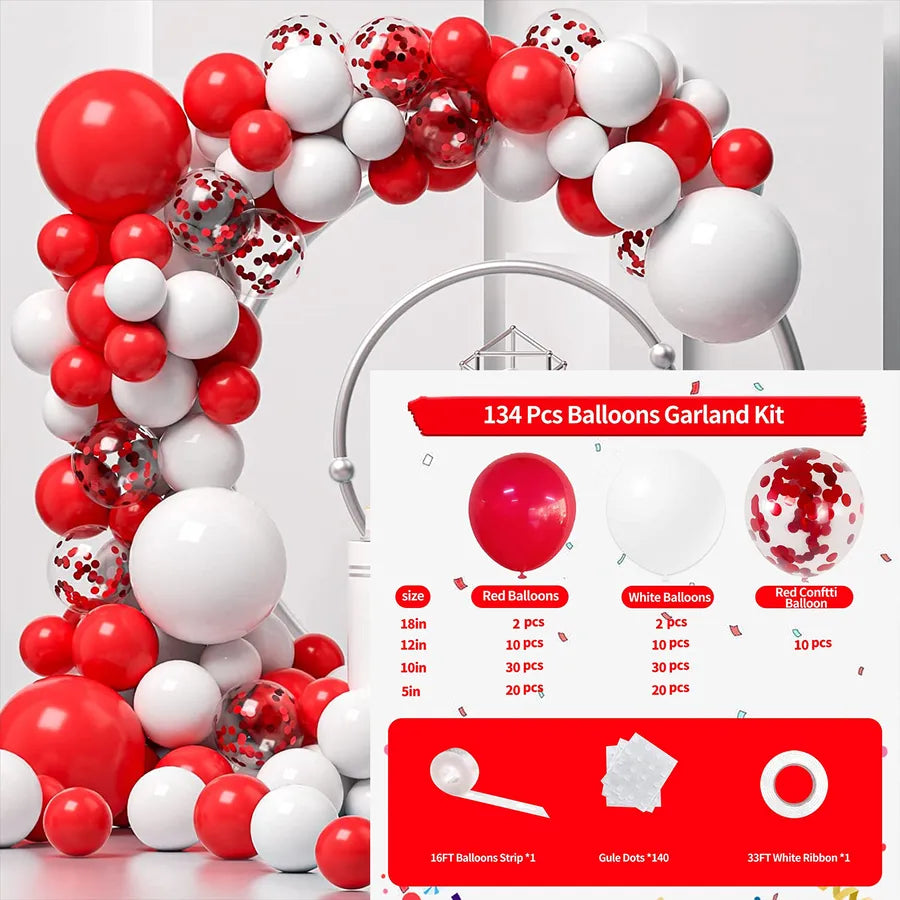 10 Series Birthday Party Decoration Balloon Suit Balloon Chain Arch Wedding Wedding Room Scene Arrangement