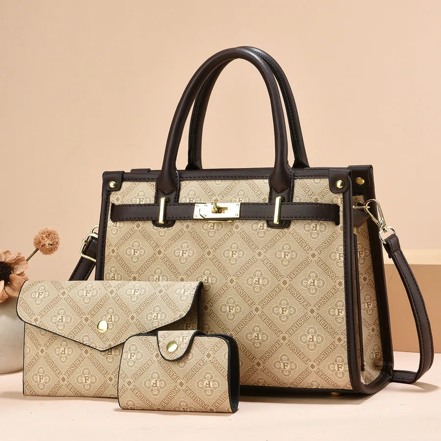 [Women's Bag Wholesale]  New Women's Bag Women's Large Capacity Handbag Middle-aged Mother Shoulder Crossbody Bag