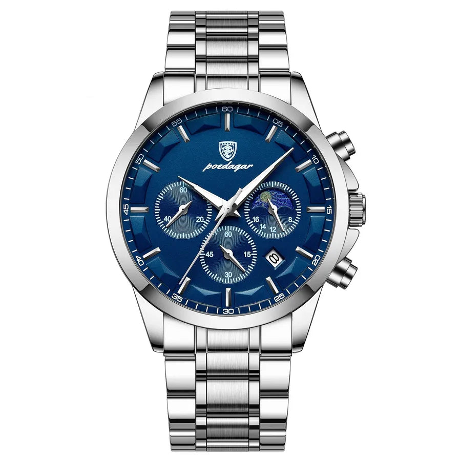 simple style solid color single folding buckle quartz men's watches