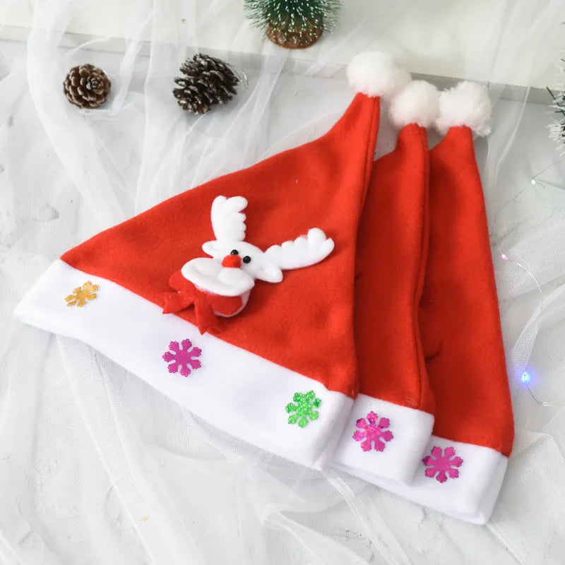 Christmas Cute Cartoon Nonwoven Party christmas hat