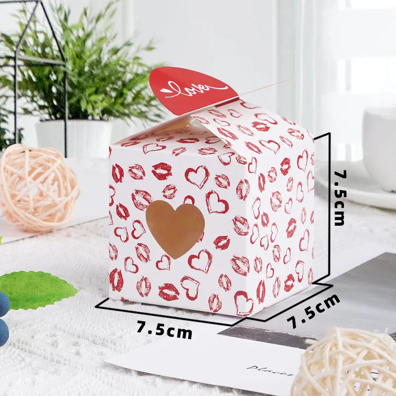 valentine's day simple style classic style color matching paper date gift wrapping supplies