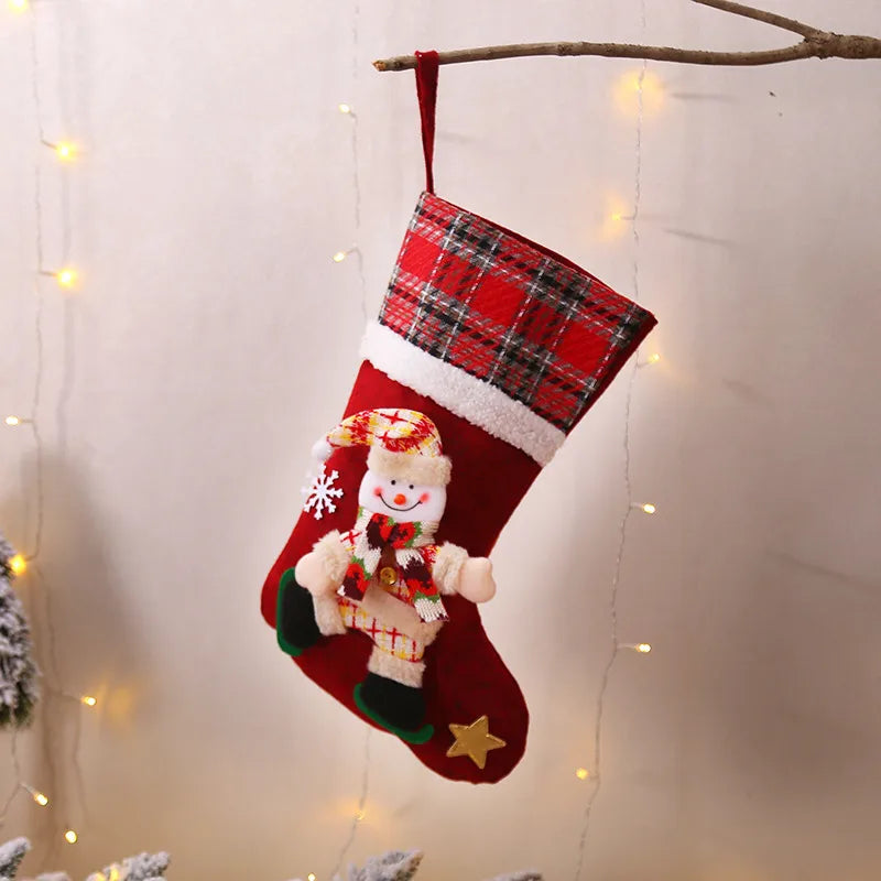Christmas Fashion Snowman Elk Party Christmas socks