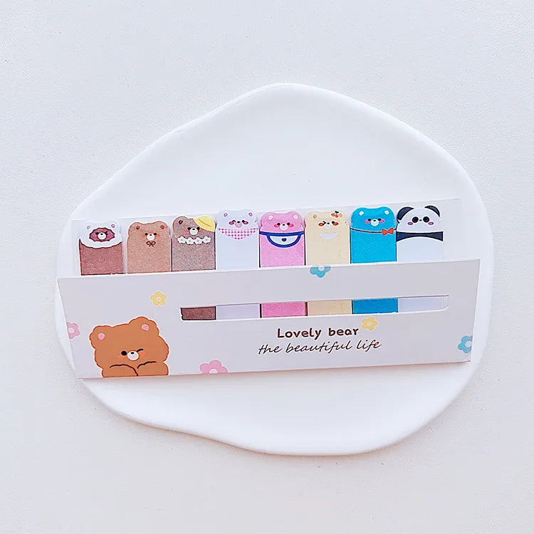 japan and south korea stationery cute regimented rows notes sticky notes notes left note sticker stick label learning classification notes