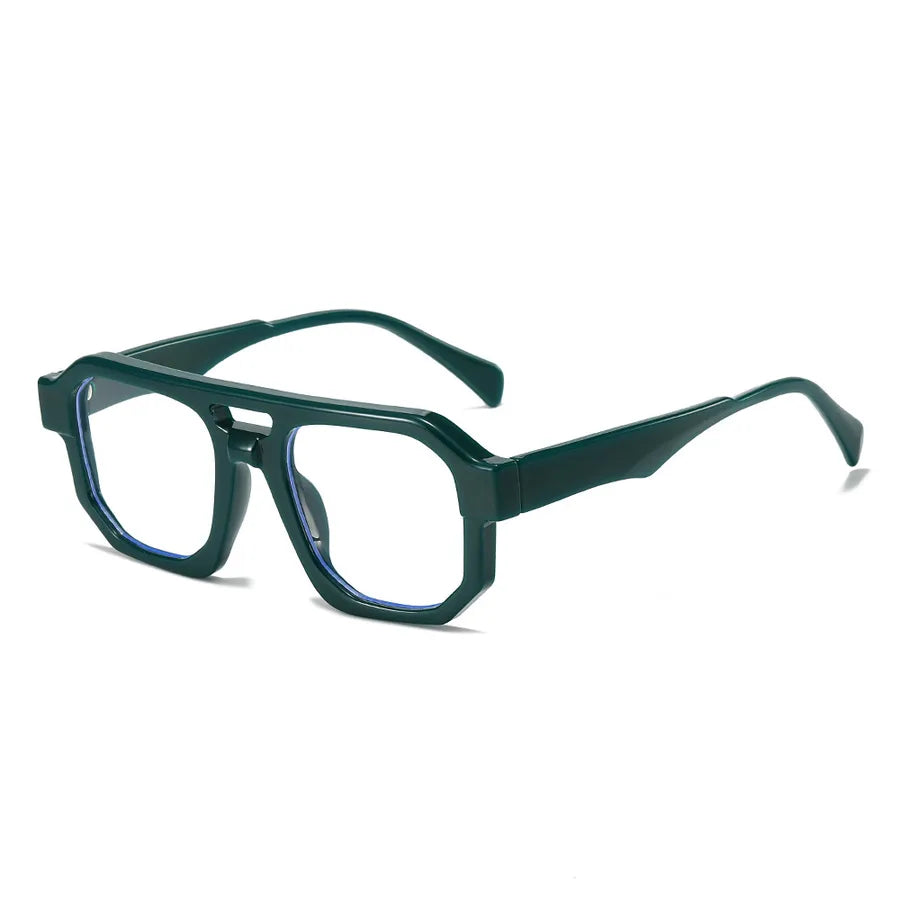 Casual Basic Simple Style Geometric Pc Square Full Frame Men's Sunglasses