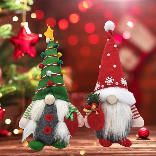 Christmas Geometric Party Rudolph Doll
