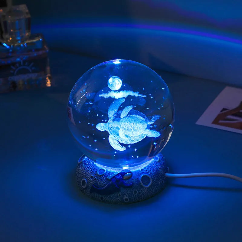 romantic simple style fish artificial crystal indoor