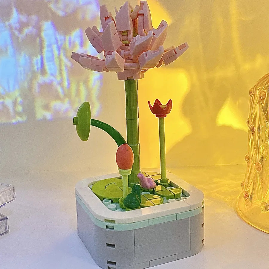 Kids(7-16Years) Children Unisex Flower ABS Building Toys Learning & Education Toys