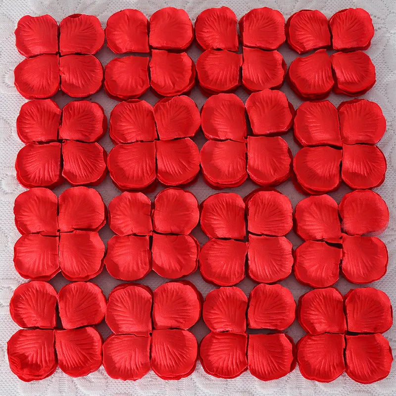 Wedding Celebration Supplies 1000 Pieces Non-Woven Fabric Rose Petal Decorative Artificial Flowers Wedding Room Decoration Petals