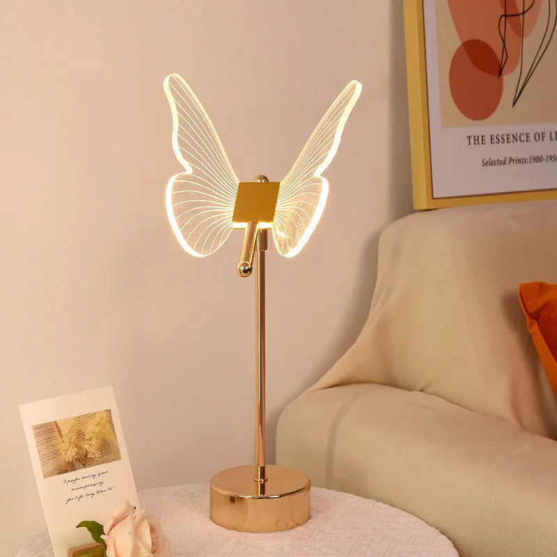 Touch Charging  Style Light Luxury Decorative Atmosphere Lamp Wedding Accompanying Ceremony Table Lamp Bedside Table Lamp High-Level Sense