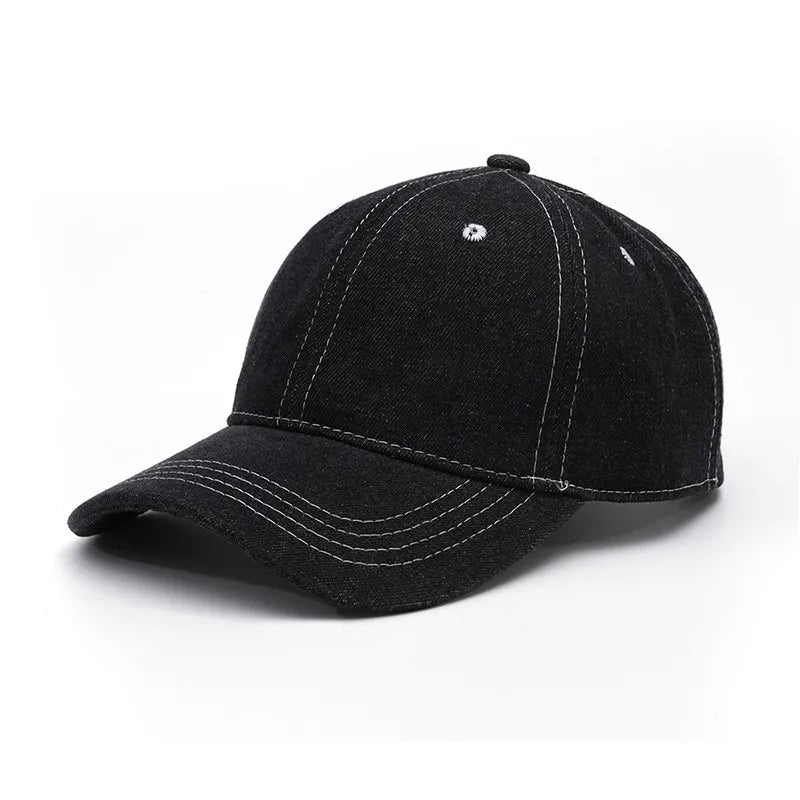 Unisex Casual Simple Style Solid Color Curved Eaves Baseball Cap