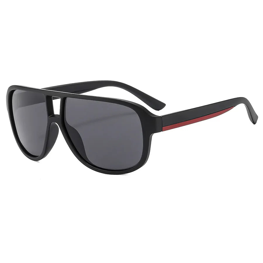 Vacation Classic Style Solid Color Pc toad glasses Full Frame Men's Sunglasses