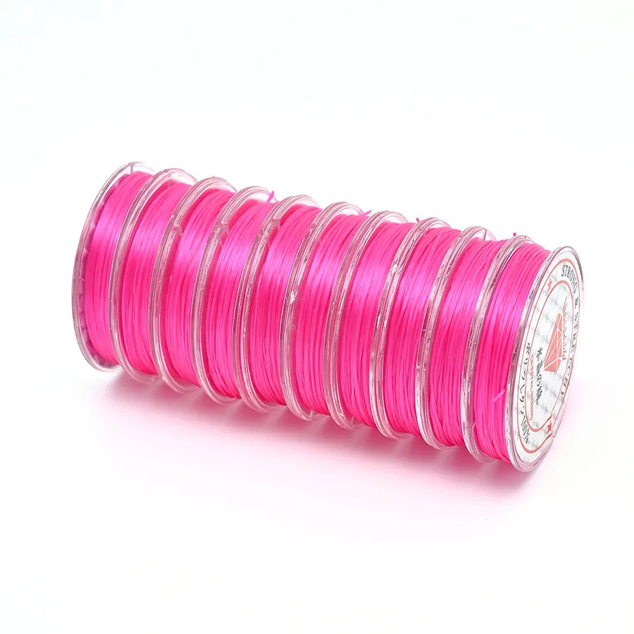 10 Rolls/Package Spandex  Wire Diameter: 0.8mm Jewelry Accessories