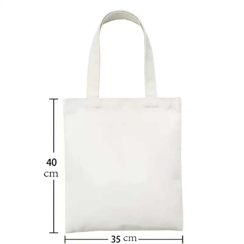 Magic Witch Pastel Gothic Handbag Printed Canvas Tote Single Shoulder Shopping Bag Ladies Fashion Handbag