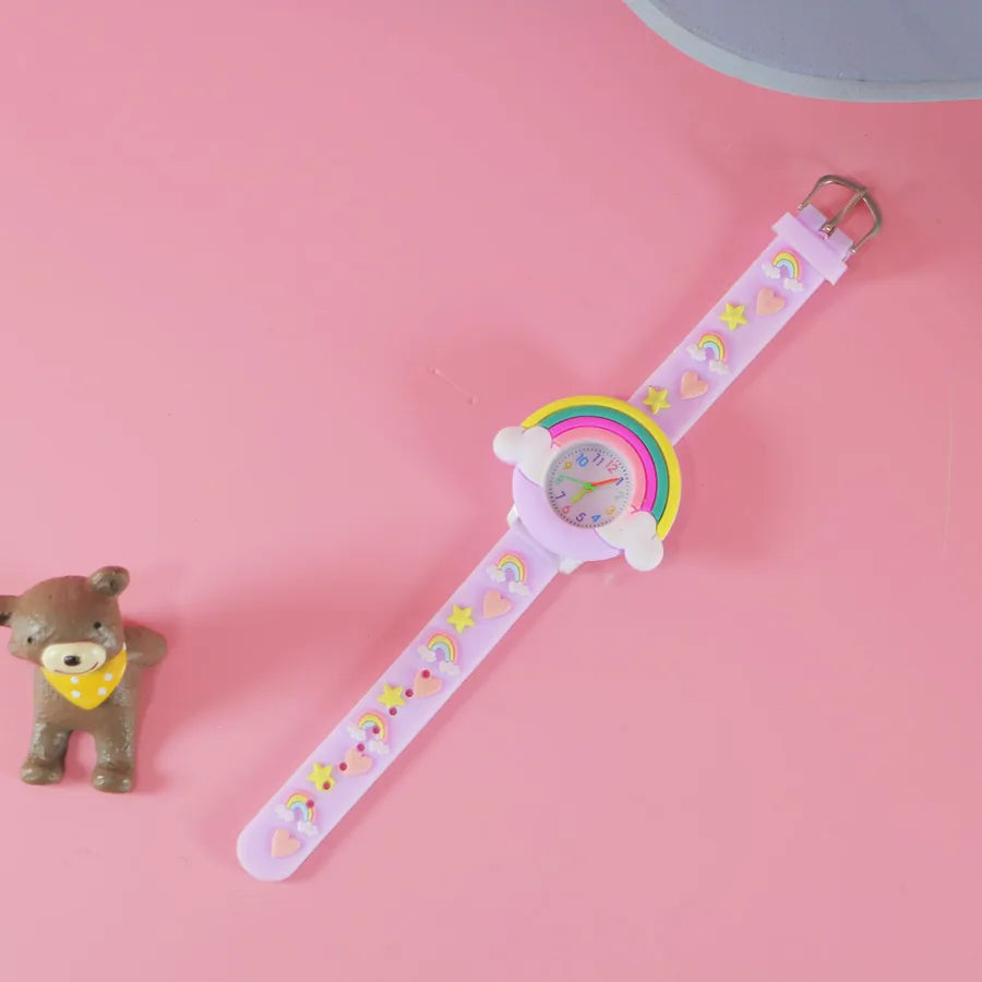 Manufacturers supply new creative children's watches kindergarten primary school students cartoon veneer watches cartoon watch wholesale