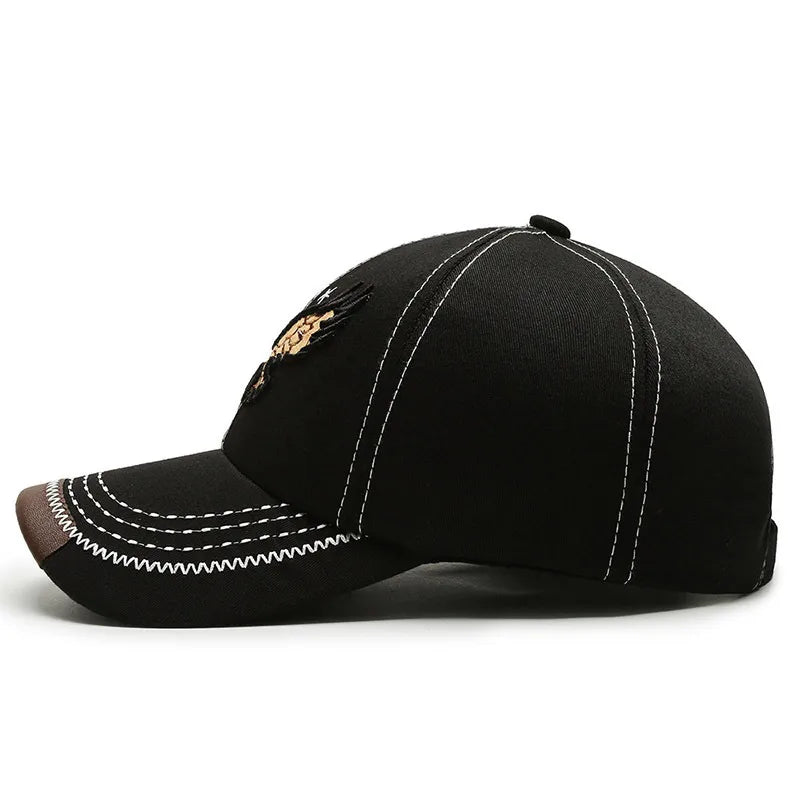 New Couple Baseball Caps Embroidered Sport Sun Protection Hat Women's Spring Autumn Simple Style Cap Summer Spring Fall Hat