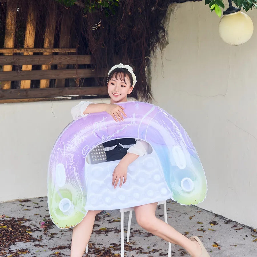 Vacation Rainbow PVC Adults 1 Piece