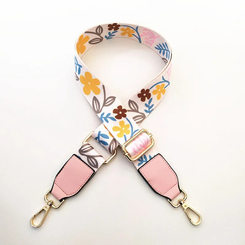 new flower shoulder accessories adjustable shoulder messenger women's bag strap