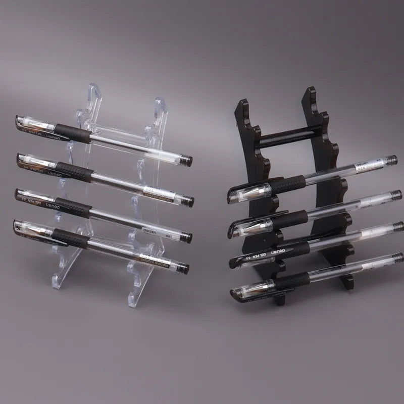 simple style solid color plastic jewelry rack