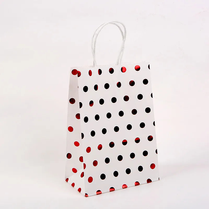 simple style polka dots kraft paper daily gift wrapping supplies