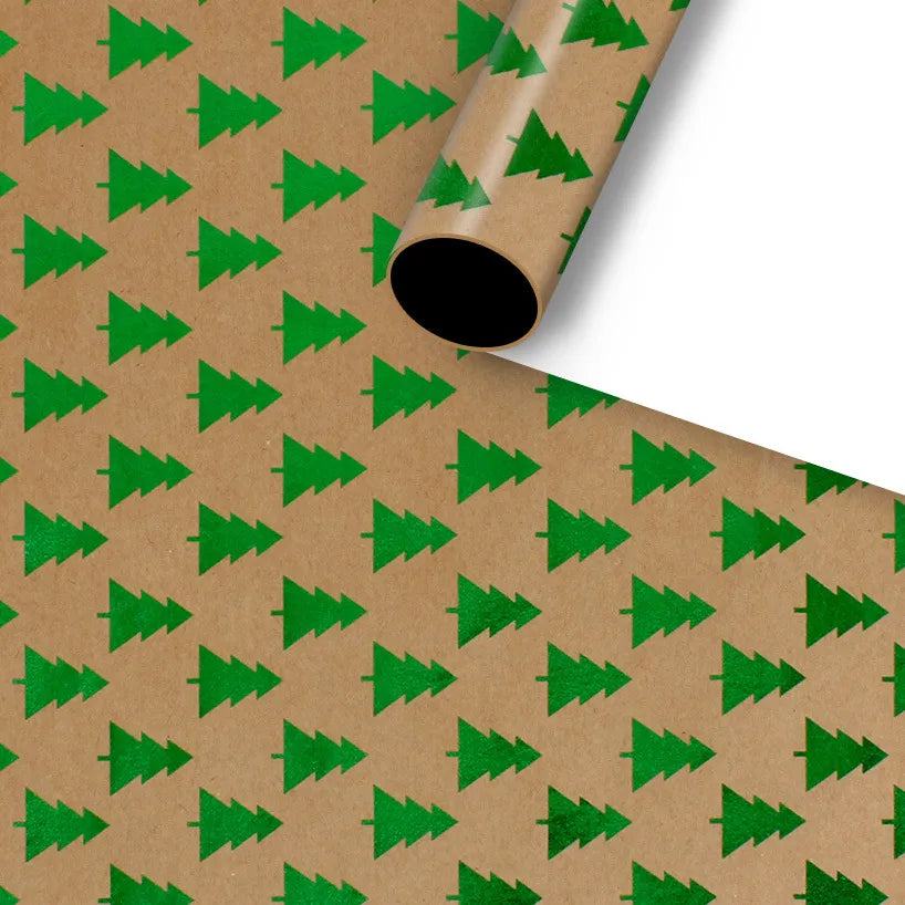 Christmas Casual Leaves Deer coated paper Party Gift Wrapping Supplies Gift Wrapping Supplies