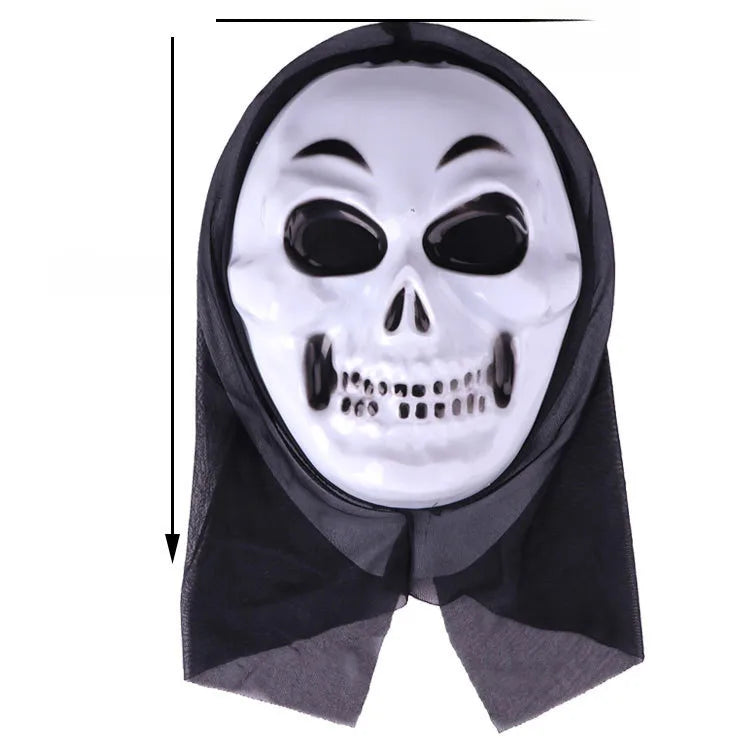 Halloween horror mask party masquerade whole person grimace scream pullover mask skeleton ghost mask