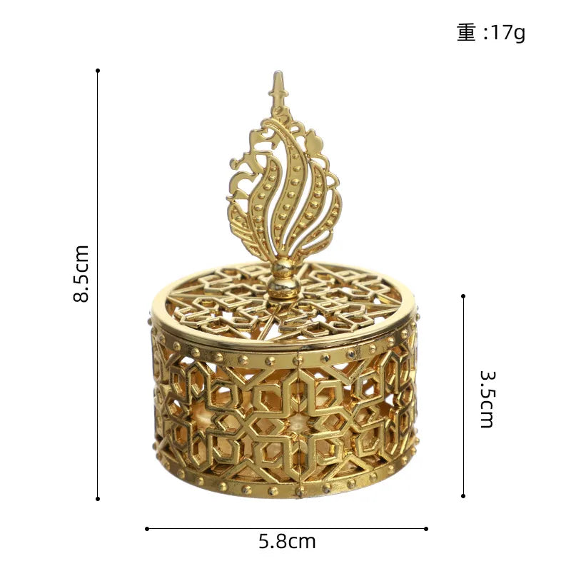 Electroplating Hollow Pagoda Candy Box Wedding Desktop Decoration Plastic Box Birthday Accompanying Gift Return Candy Box