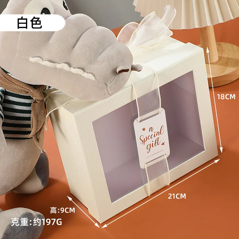 Window transparent gift box gift box Tanabata Valentine's Day gift box companion gift box birthday gift box wholesale