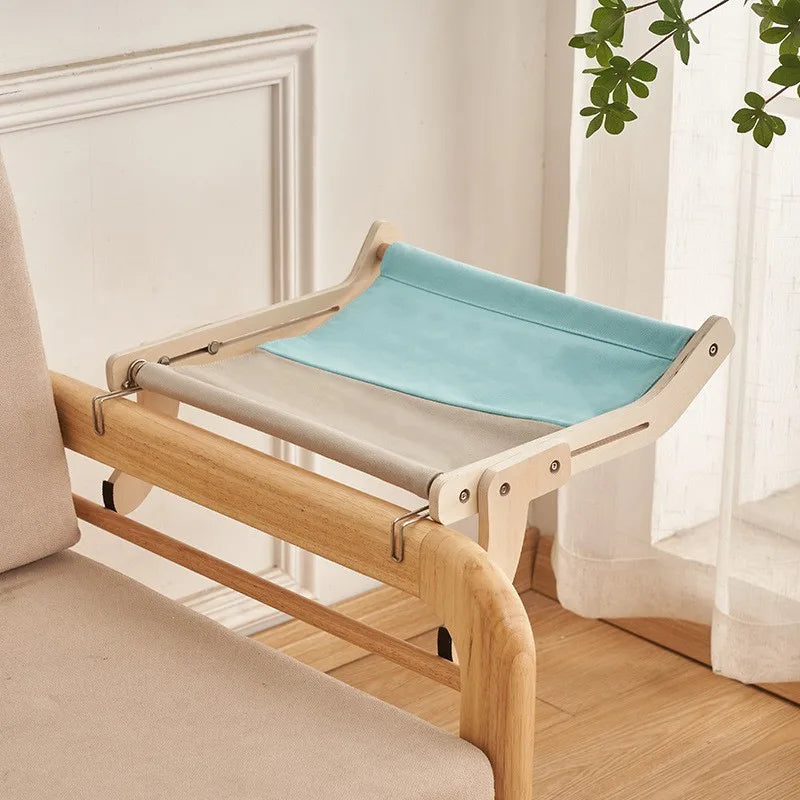 Simple Style Classic Style Wood Color Block Checkered Pet Bed