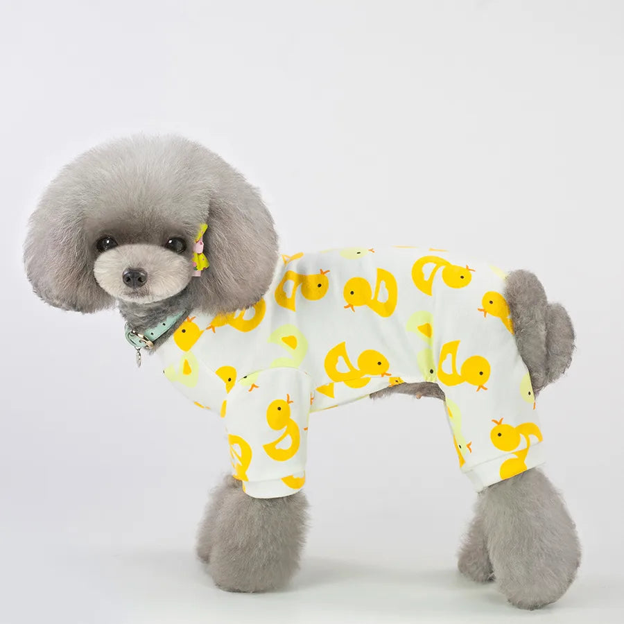 Pet Dog Clothes - Winter Warm Fleece Dog Coat Harness Hole For Easy Walking Leash Attachment