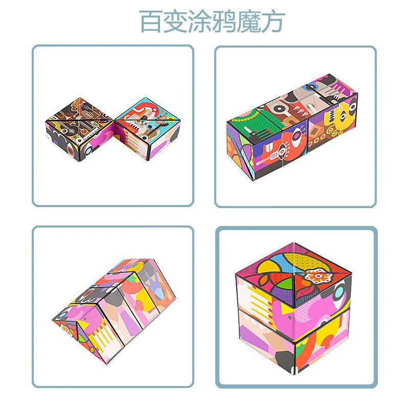 intellect rubik's cube kids(7-16years) square plastic toys
