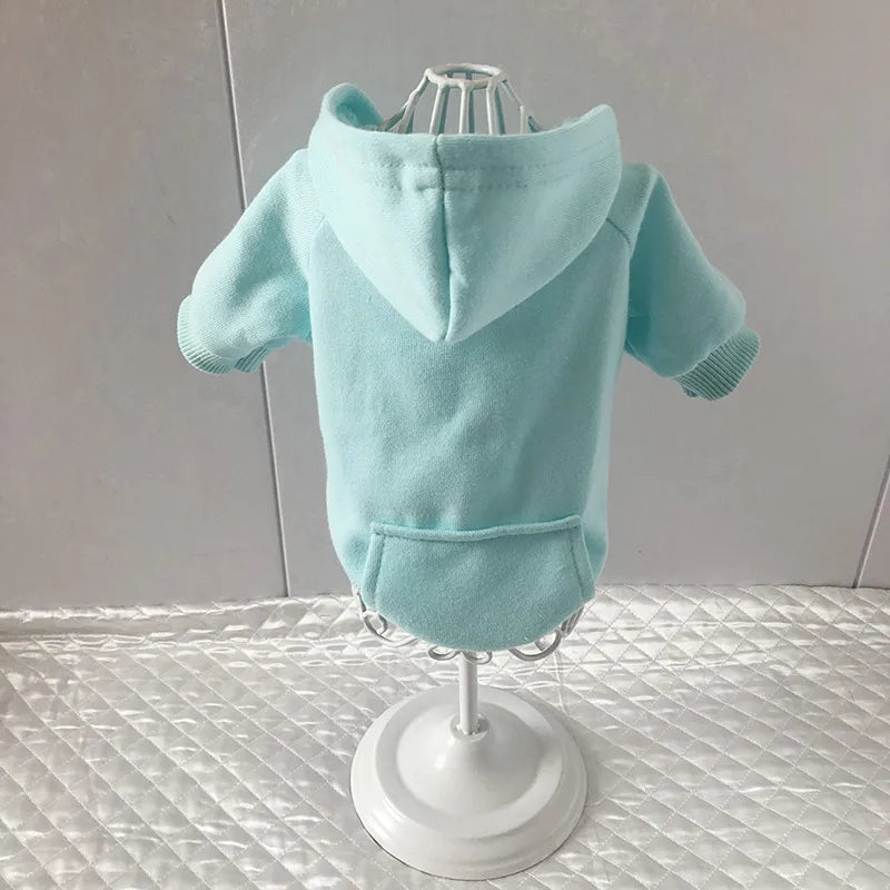 british style cotton solid color pet clothing