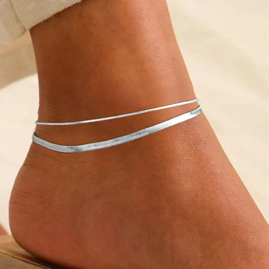 Wholesale Jewelry Bohemian Commute Anklet 304 Stainless Steel Anklet