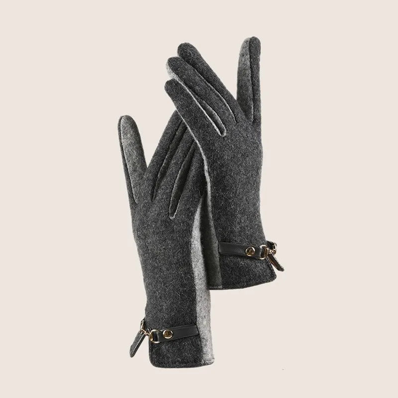 Women's Simple Style Solid Color Gloves