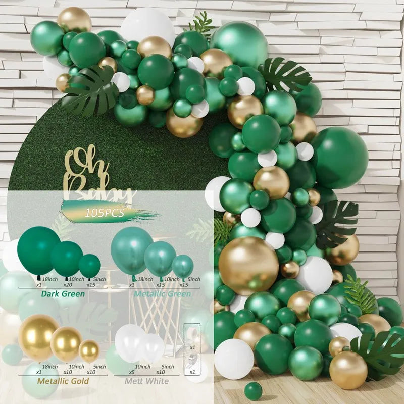 10 Series Birthday Party Decoration Balloon Suit Balloon Chain Arch Wedding Wedding Room Scene Arrangement