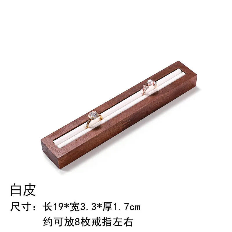Walnut Jewelry Set Display Stand Necklace Pendant Showcase Stand High-End Feelings Craftsmanship Meticulously Designed
